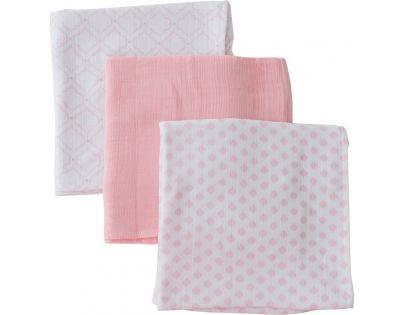 Summer Infant SwaddleMe mušelínová prikrývka 3ks ružová sada