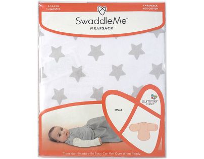 Summer Infant SwaddleMe Spací vak šedej hviezdy