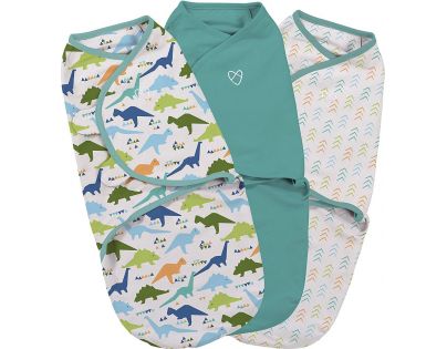 Summer Infant Zavinovačka SwaddleMe dinosaurus sada 3 ks