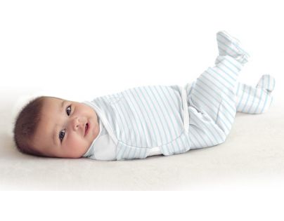 Summer Infant Zavinovačka SwaddleMe Footsie modrý prúžok