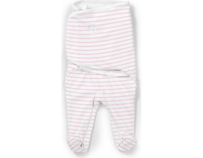Summer Infant Zavinovačka SwaddleMe Footsie ružový prúžok