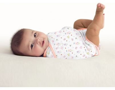 Summer Infant Zavinovačka SwaddleMe Kicksie kvetinky a motýle
