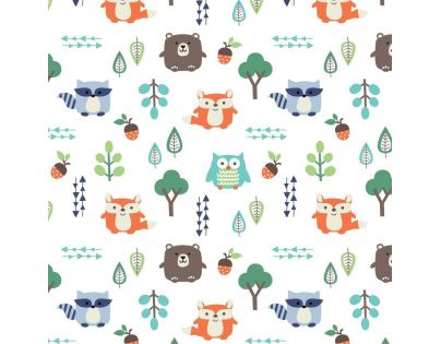 Summer Infant Zavinovačka SwaddleMe S modrá lesný motív 2ks
