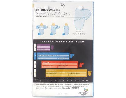Summer Infant Zavinovačka SwaddleMe S modrá lesný motív 2ks
