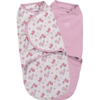 Summer Infant Zavinovačka SwaddleMe S ružová vtáčiky 2ks Summer Infant Zavinovačka SwaddleMe S ružová vtáčiky 2ks