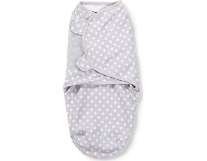 Summer Infant Zavinovačka SwaddleMe šedé puntíky šedé proužky 2ks