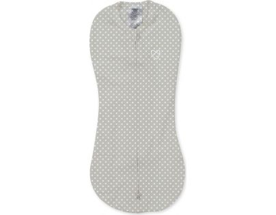 Summer Infant SwaddlePod šedej hviezdičky biele puntíky 2ks