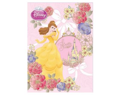 Sun Ce Disney Princezny Neprůhledný obal s linkovaným sešitem 60 listů