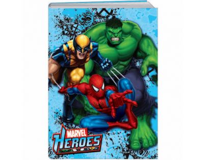 Sun Ce Marvel Heroes Školní sešit s obalem