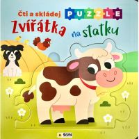 Sun Čti a skládej puzzle Zvířátka na statku CZ verzia