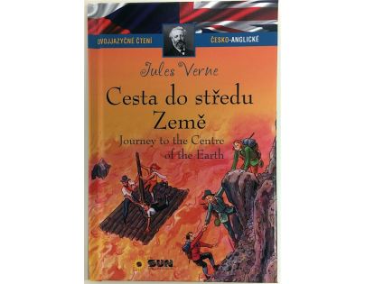 Sun Dvojjazyčné čtení česko-anglické Cesta do středu země CZ verzia