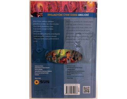 Sun Dvojjazyčné čtení česko-anglické Cesta do středu země CZ verzia