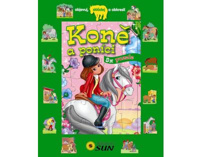 Sun Koně a poníci 8 puzzle