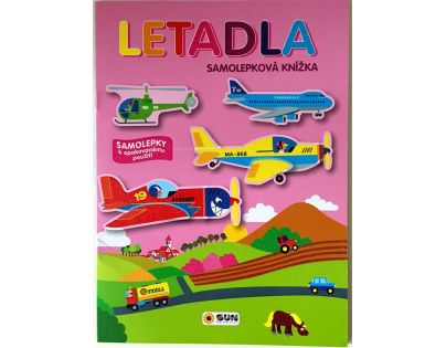 Sun Lietadlá samolepky na opakované použitie