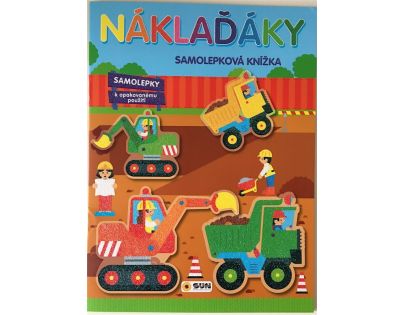 Náklaďáky samolepky k opakovanému použití