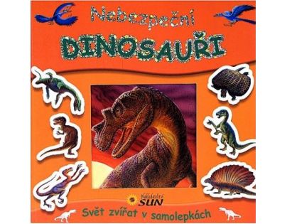 Sun Nebezpeční dinosauři Svět zvířat v samolepkách