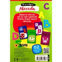 Sun Uč se hraj si Abeceda 52 výukových karet CZ verzia 2