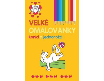 Sun Velké omalovánky koníci a jednorožci CZ verzia