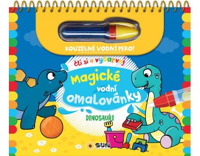 Sun Vodní malování Dinosauři CZ verzia