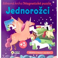 Sun Zábavná magnetická kniha Čti a skládej Jednorožci CZ verzia