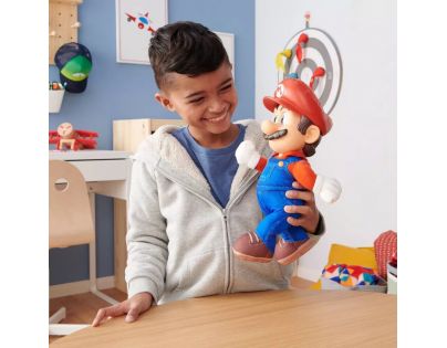 Super Mario Polohovateľný plyš Mario 30 cm