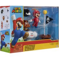 Super Mario sada Cloud Diorama so 6,5 cm figúrkami 4