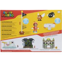 Super Mario sada Cloud Diorama so 6,5 cm figúrkami 3