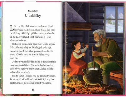 Svetová čítanie pre školákov Heidi