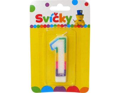 HM Studio Sviečka na tortu číslo 1