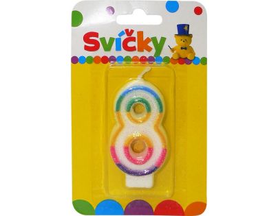 HM Studio Sviiečka na tortu číslo 8