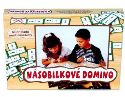 Sloboda Násobilkové domino - malá násobilka 60 ks