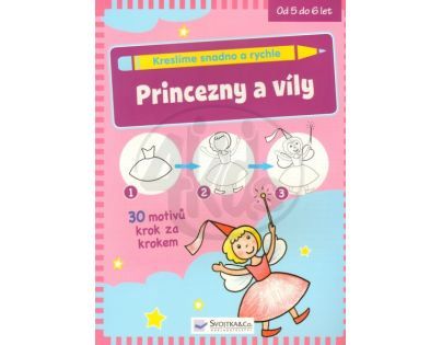Svojtka Kreslíme snadno a rychle Princezny a víly