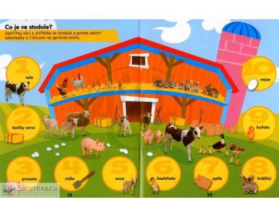 Svojtka Na farmě Kniha samolepek