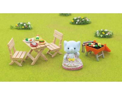 Sylvanian Families BBQ Sada na piknik so slonom