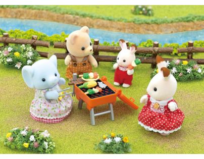 Sylvanian Families BBQ Sada na piknik so slonom
