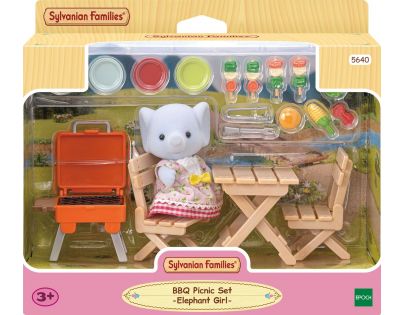 Sylvanian Families BBQ Sada na piknik so slonom