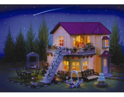 Sylvanian Families Mestský dom poschodový so svetlami
