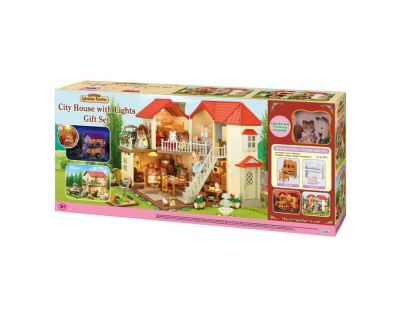 Sylvanian Families Mestský dom poschodový so svetlami