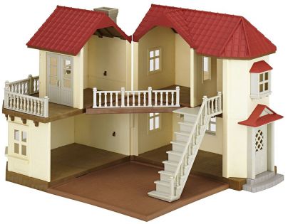 Sylvanian Families Dárkový set - městský dům se světly a příslušenstvím