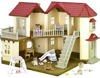 Sylvanian Families Dárkový set - městský dům se světly a příslušenstvím