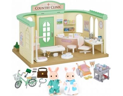 Sylvanian Families Dárkový set - Venkovská klinika s příslušenstvím