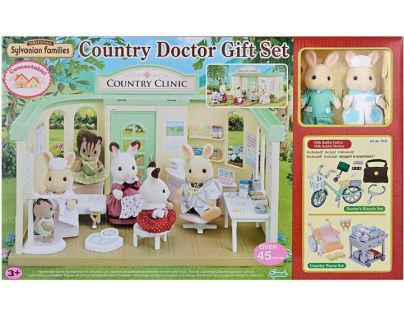 Sylvanian Families Dárkový set - Venkovská klinika s příslušenstvím