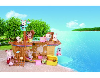 Sylvanian Families 5210 Dobrodružná loď plavba za pokladom