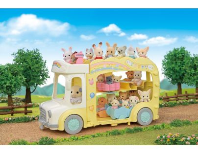 Sylvanian Families Dúhový škôlkový autobus 744