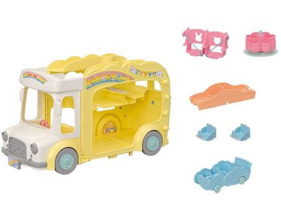 Sylvanian Families Dúhový škôlkový autobus 744