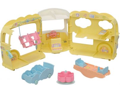 Sylvanian Families Dúhový škôlkový autobus 744
