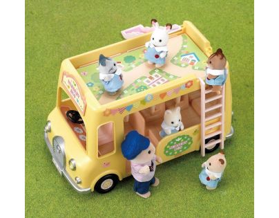 Sylvanian Families Dvoupatrový školní autobus