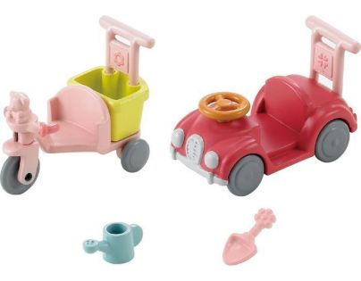 Sylvanian Families Mamička biely králik s hrajúcimi sa mláďatami