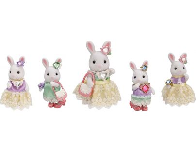 Sylvanian Families Mesto Biely králik so šperkami a drahokamami