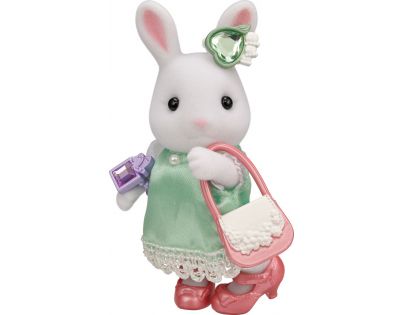 Sylvanian Families Mesto Biely králik so šperkami a drahokamami